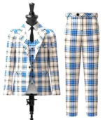 Hannay Tartan Suit Front