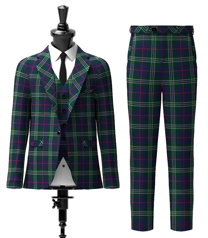 Hardie Tartan Suit Front Hardie Tartan Suit Front