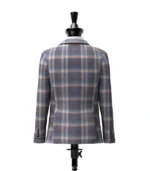 Harris Mist Tartan Jacket Back