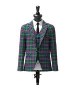 Hart of Scotland Tartan Jacket Front
