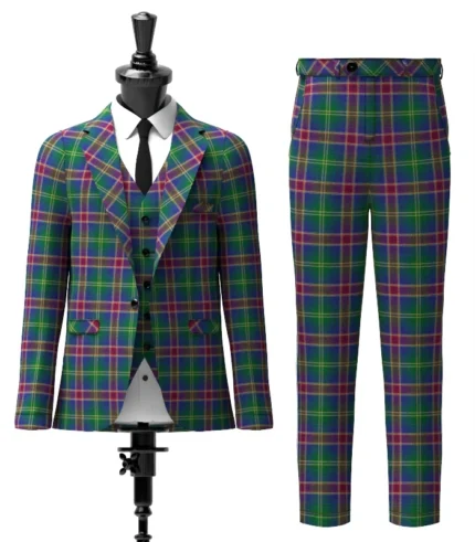 Hart of Scotland Tartan Suit Front