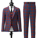 Harvey Tartan Suit Front