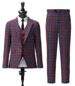 Harvey Tartan Suit Front