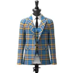 Healy Tartan Jacket Front