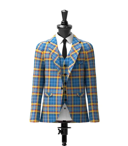Healy Tartan Jacket Front