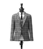 Hebridean Granite Tartan Jacket Front