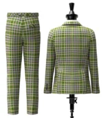Henry Tartan Suit Back