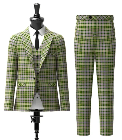 Henry Tartan Suit Front