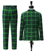 Hibernian Football Club Tartan Suit Back