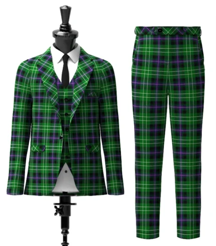 Hibernian Football Club Tartan Suit Front
