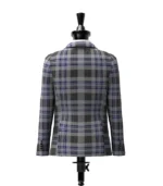 Hood Tartan Jacket Back