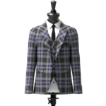 Hood Tartan Jacket Front