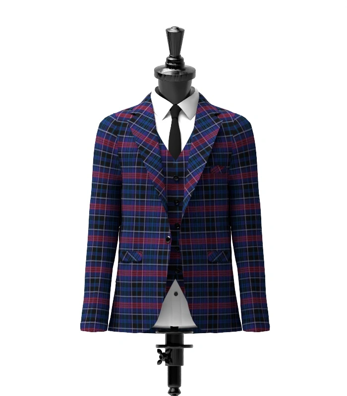 Hopkins Tartan Jacket Front Hopkins Tartan Jacket Front