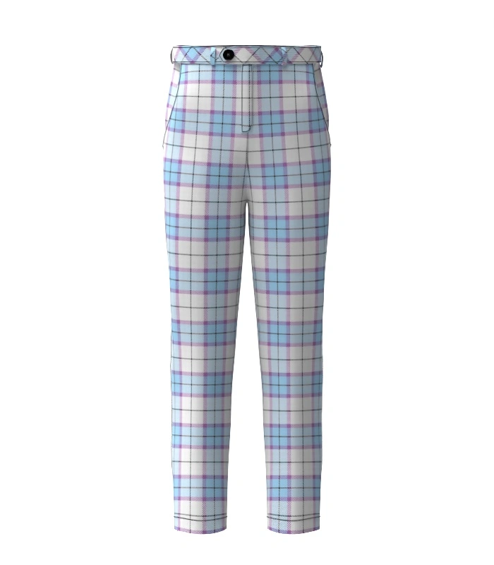 Islander Dress Tartan Trouser Front Islander Dress Tartan Trouser Front
