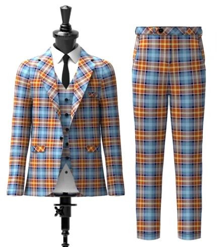 Isle of Jura Tartan Suit Front