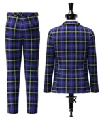 Italian National Tartan Suit Back