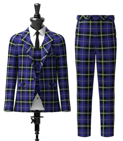 Italian National Tartan Suit Front