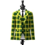 Jamaican National Tartan Jacket Front