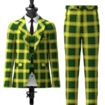 Jamaican National Tartan Suit Front