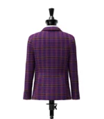 James of Wales Tartan Jacket Back