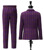 James of Wales Tartan Suit Back