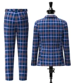 Jewish Tartan Suit Back