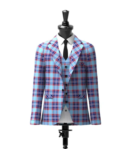 Kilpatrick School Tartan Jacket Front