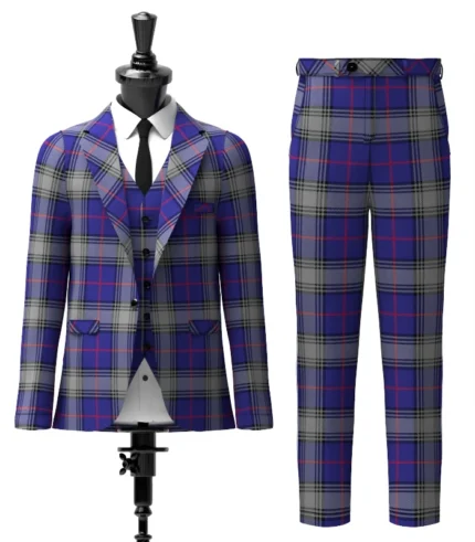 Kinnaird Tartan Suit Front