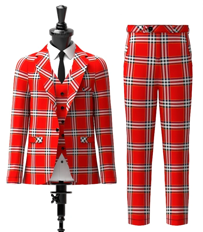 Kirkwood Tartan Suit Front Kirkwood Tartan Suit Front
