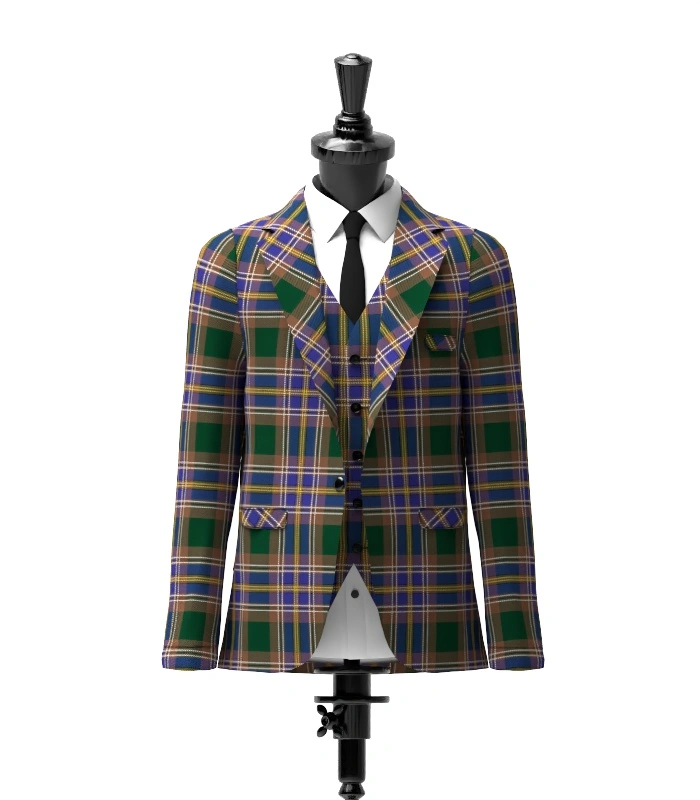 Knox Tartan Jacket Front Knox Tartan Jacket Front