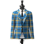 Laing Tartan Jacket Front