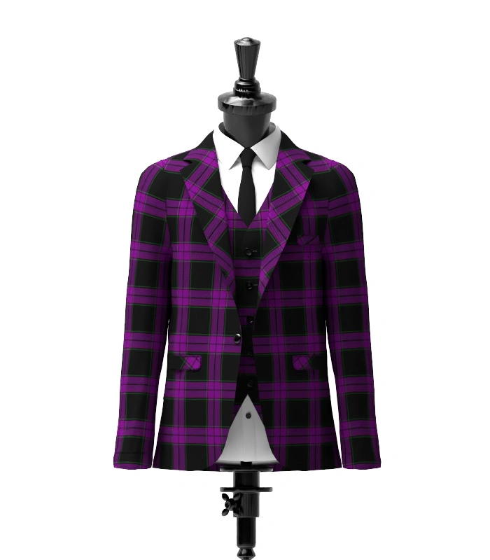 Laird Tartan Jacket Front Laird Tartan Jacket Front