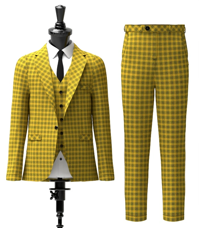 Lauder Tartan Suit Front Lauder Tartan Suit Front