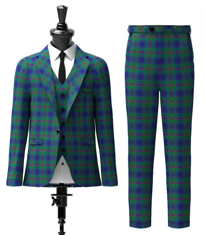 Lawrie Tartan Suit Front Lawrie Tartan Suit Front