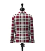 Little Dress Tartan Jacket Back