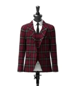 Llewellen of Wales Tartan Jacket Front