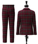 Llewellen of Wales Tartan Suit Back