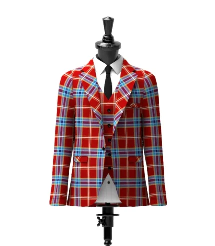 Lobster Fishery Tartan Jacket Front