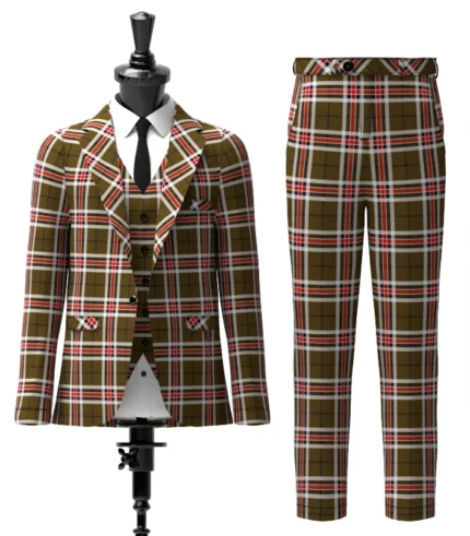 Loch Ness tartan Suit Front