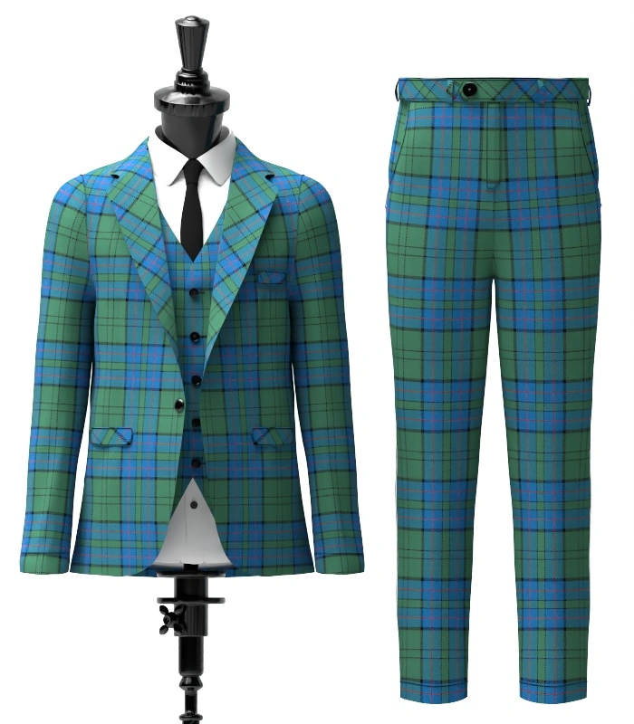 Lockhart Tartan Suit Front Lockhart Tartan Suit Front