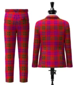 Lovat or Fraser Tartan Suit Back