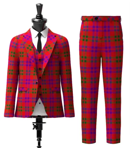 Lovat or Fraser Tartan Suit Front