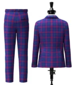 Lynch tartan Suit Back