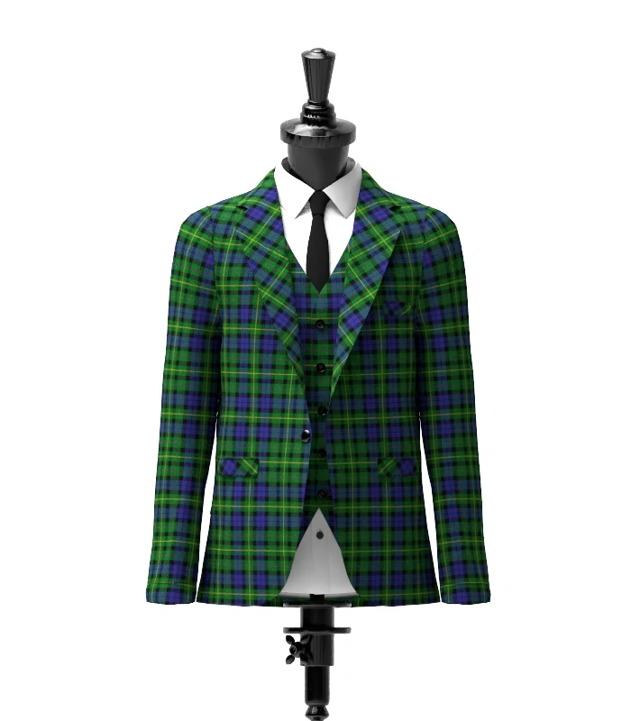 MacBride Tartan Jacket Front MacBride Tartan Jacket Front