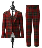 MacDonald of Glencoe Tartan Suit Front