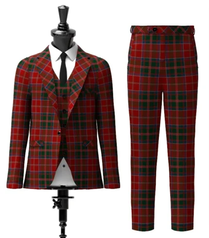 MacDonald of Glencoe Tartan Suit Front
