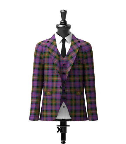 MacDonell of Glengarry Tartan Jacket Front