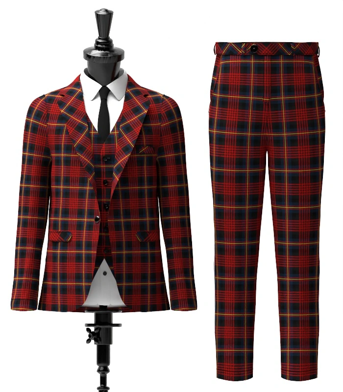 MacDougall, William Tartan Suit Front MacDougall, William Tartan Suit Front