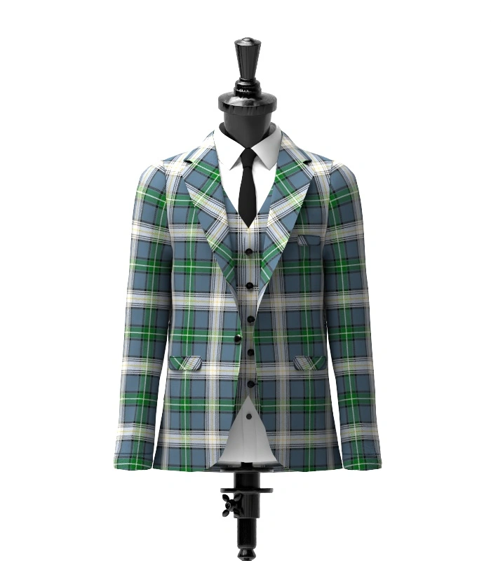 MacDowall Tartan Jacket Front MacDowall Tartan Jacket Front