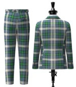 MacDowall Tartan Suit Back